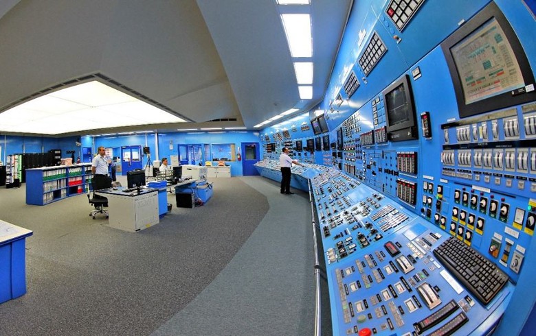 Nuclear plant control room