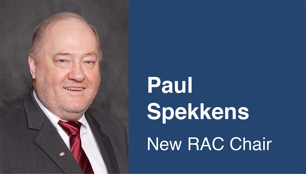 Paul Spekkens headshot "New RAC Chair"