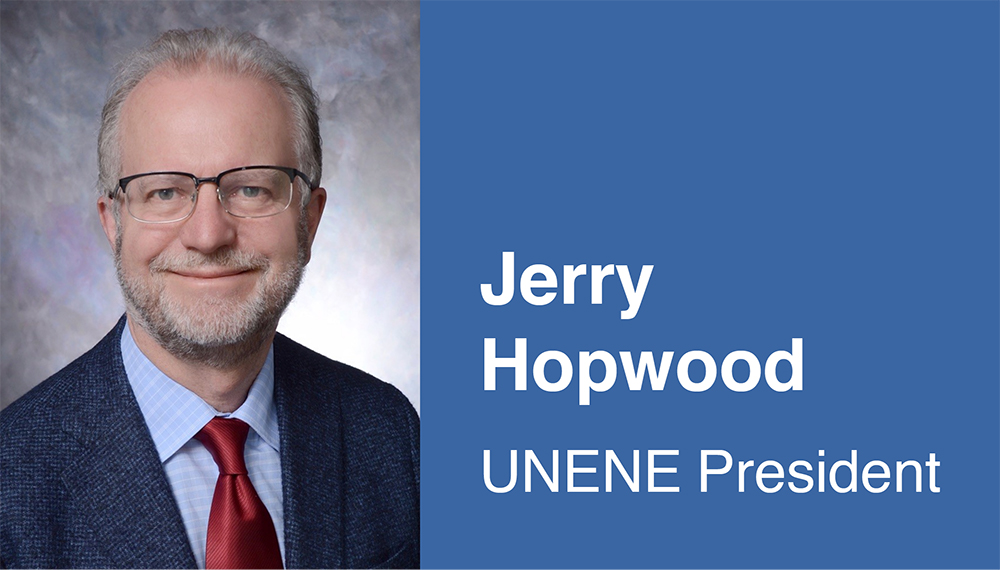 Jerry Hopwood, UNENE President